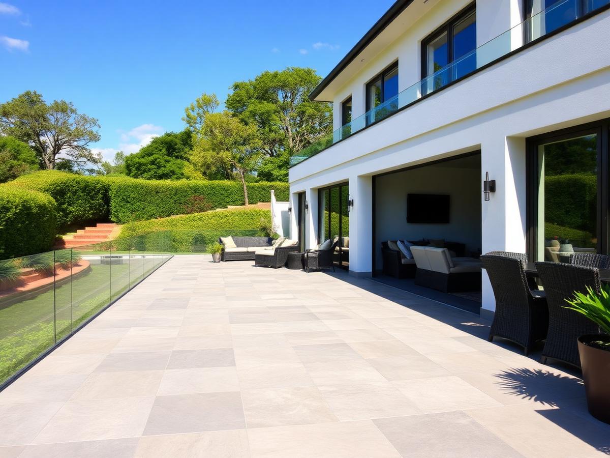 Terrasse grand format